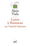 Lettre à Alain Viala